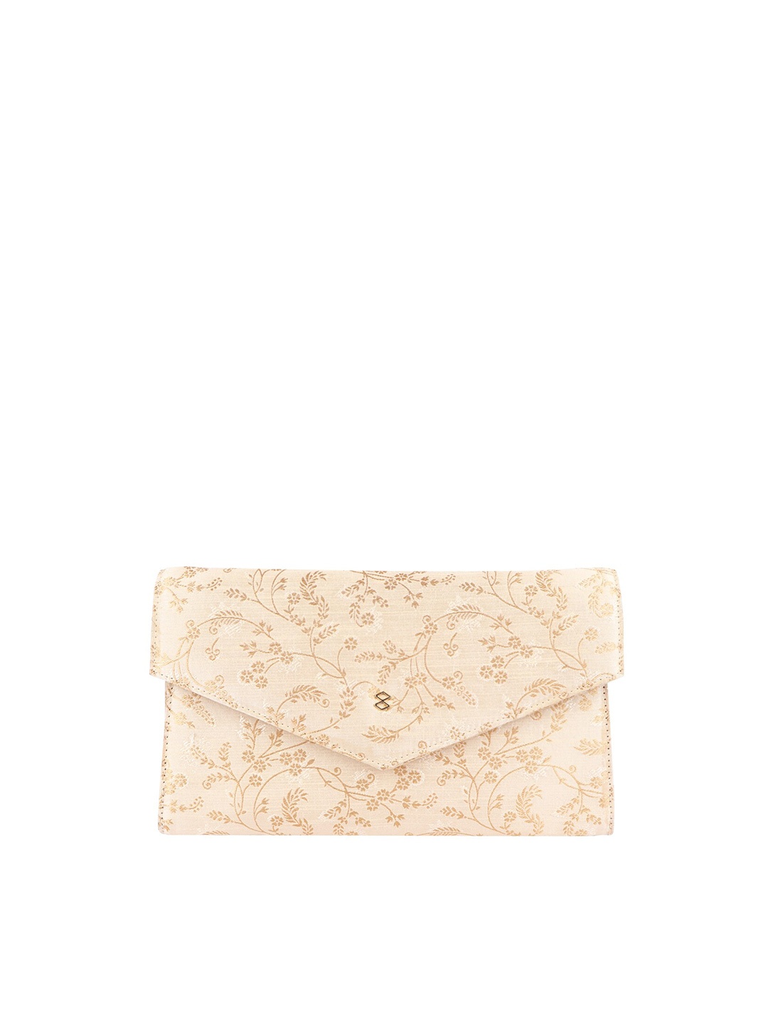 

HORRA Printed Envelope Clutch, Gold