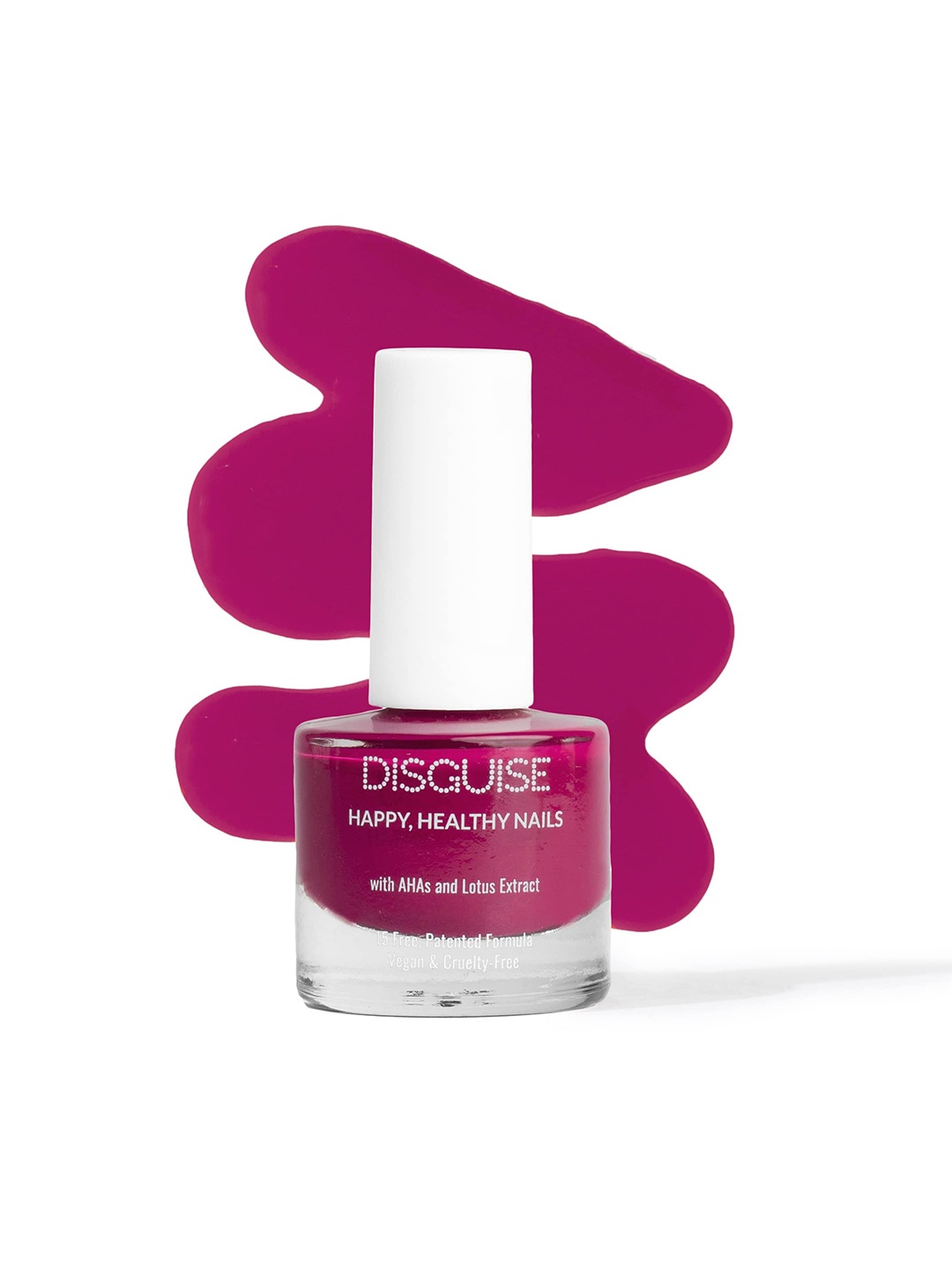 

DISGUISE Happy Healthy Gel Nail Polish with AHAs & Lotus Extract 9ml - Sangria 104, Purple