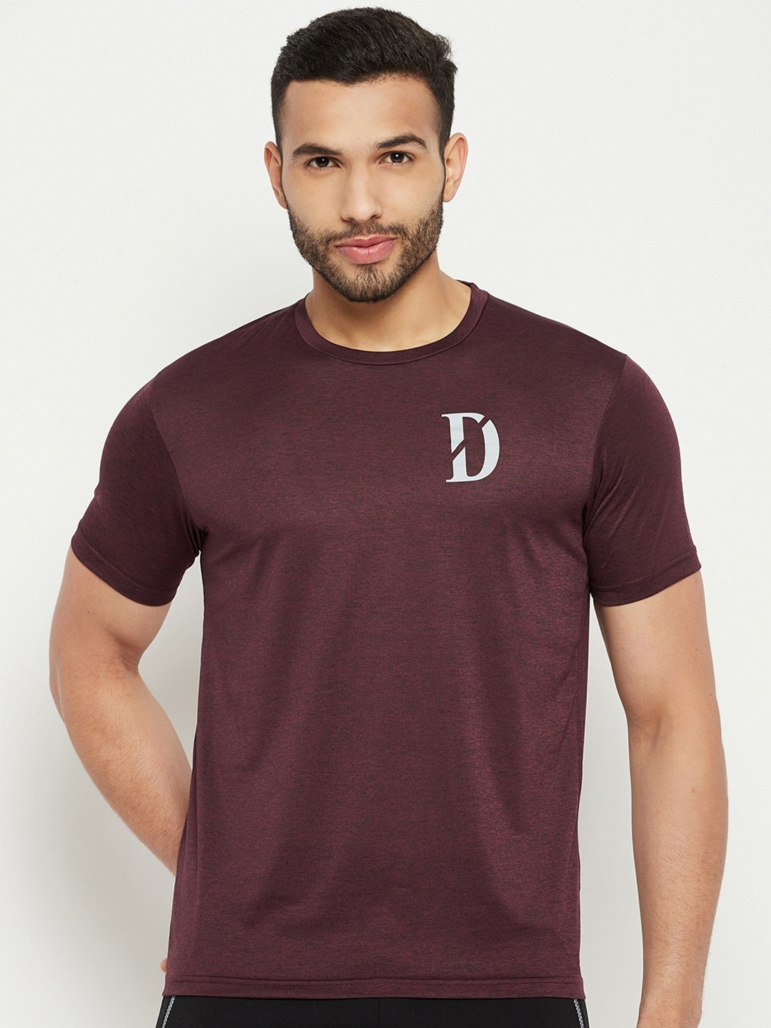 

Duke Round Neck Sports T-shirt, Maroon