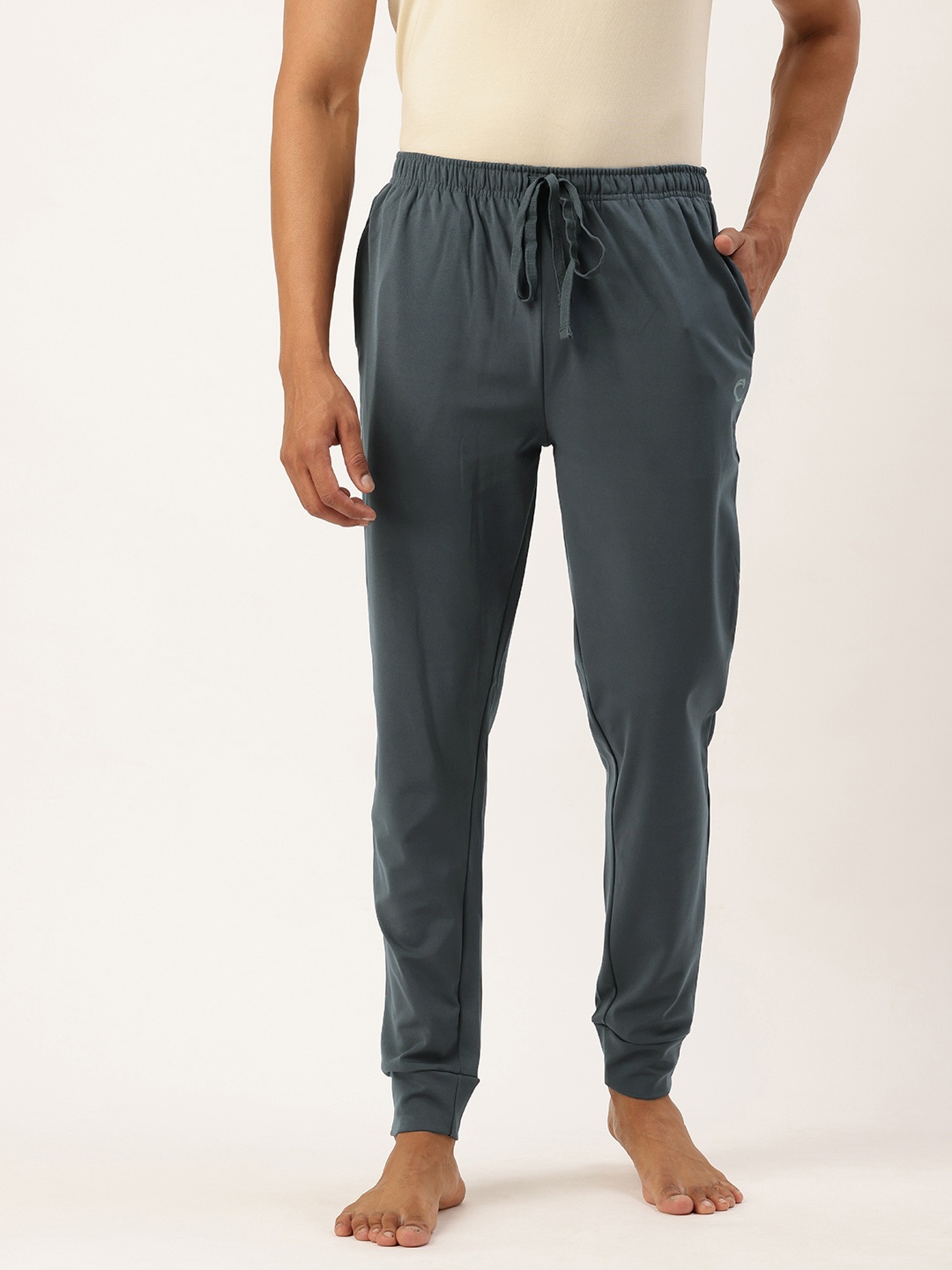 

Chromozome Men Comfort Fit Quick Dry Slim Lounge Pants, Grey