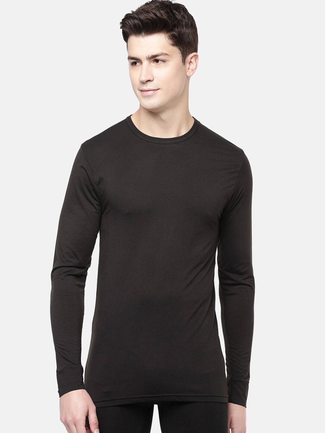 

Macroman M-Series Body Hugging-Fit Thermal Tops, Black