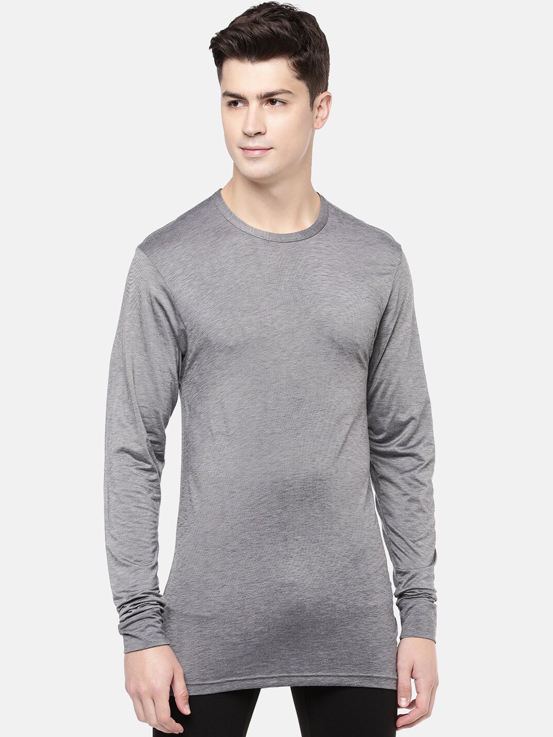 

Macroman M-Series Men Round Neck Full Sleeves Anti Static Thermal Tops, Charcoal