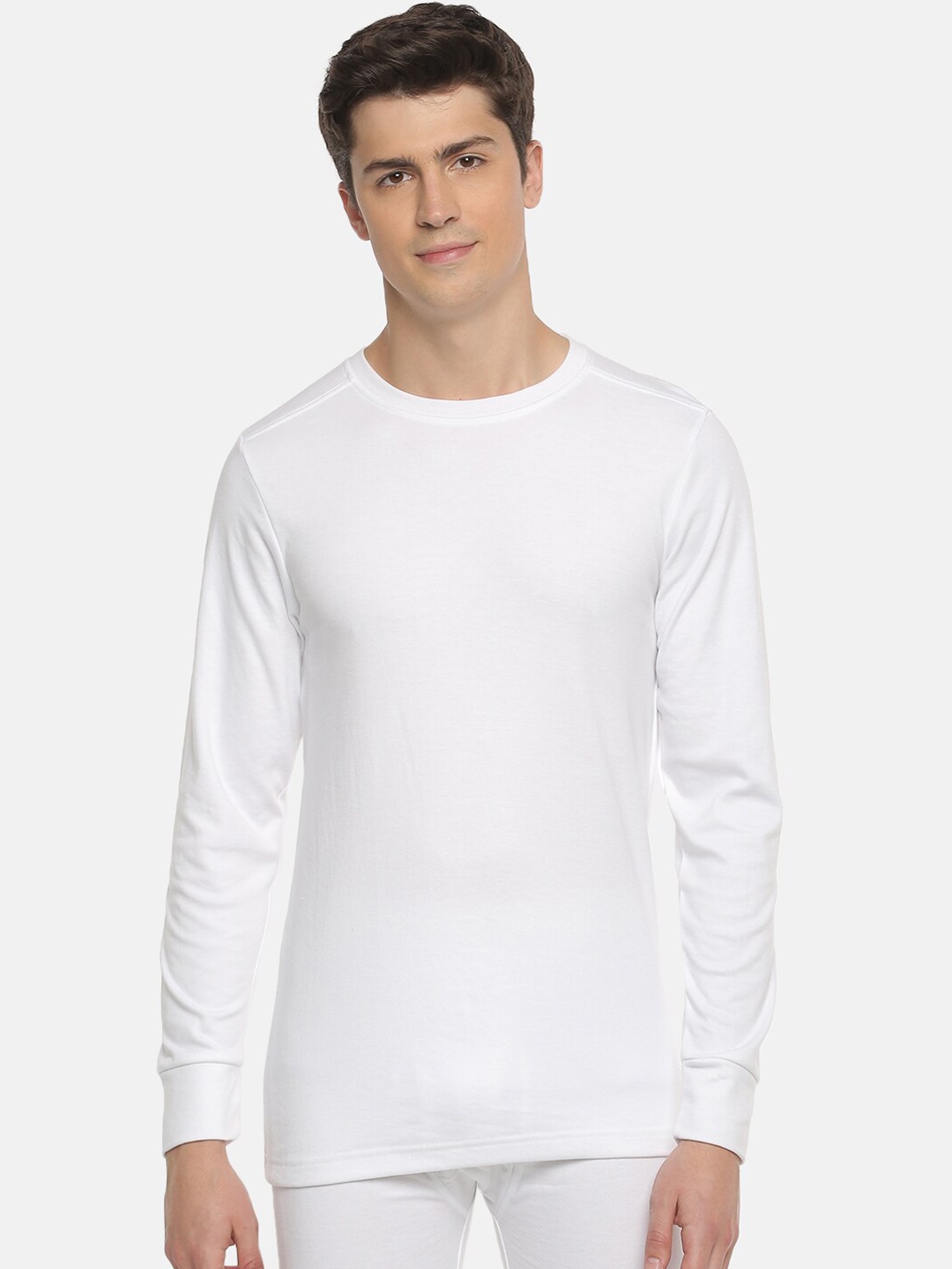 

Macroman M-Series Men Moisture Wicking Thermal Tops, White