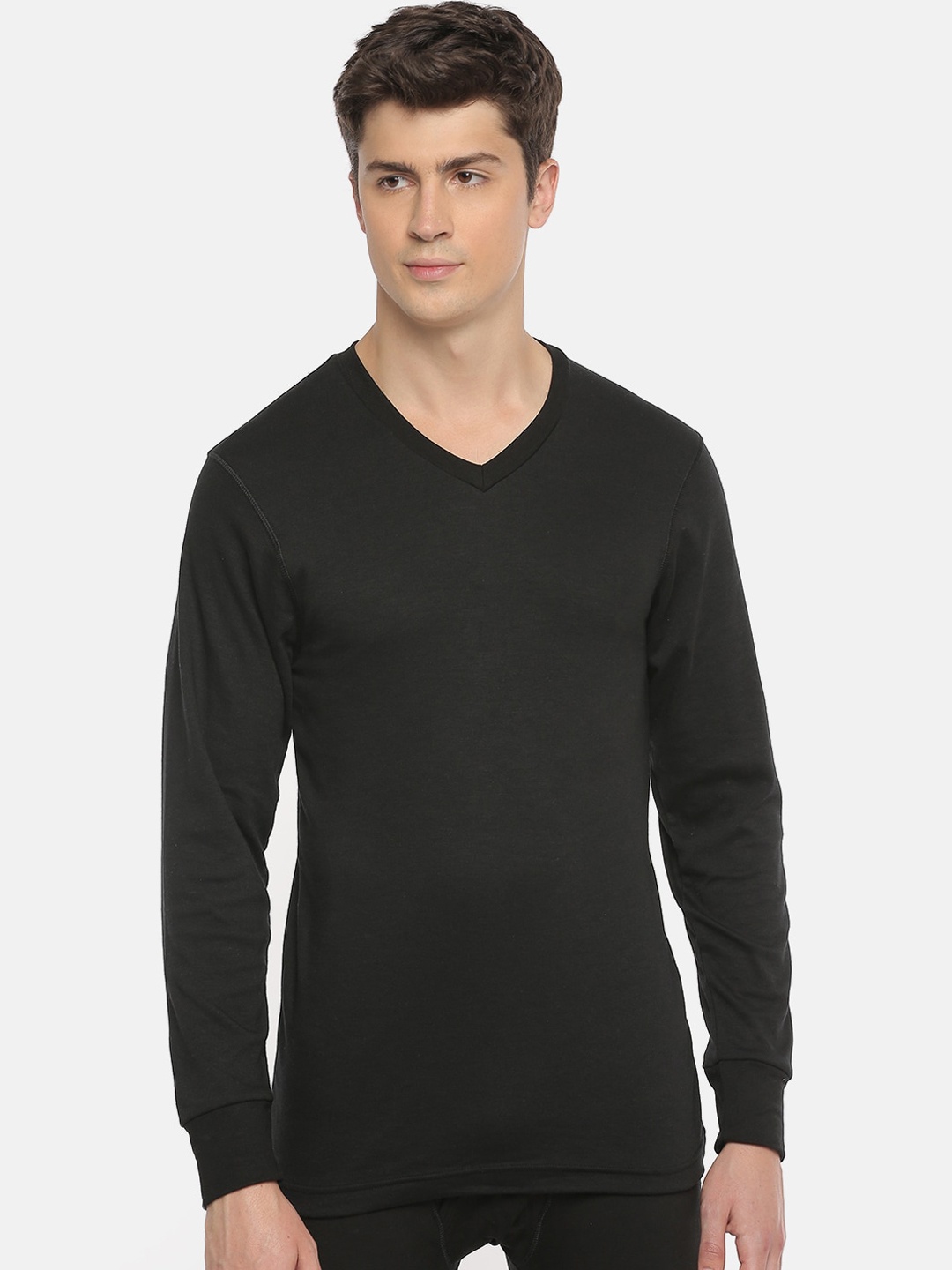 

Macroman M-Series Men Ultra Soft Thermal Top, Black