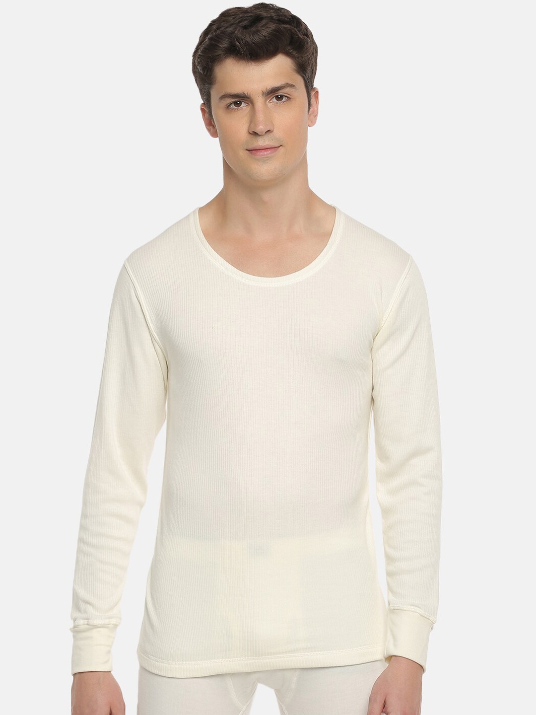 

Macroman M-Series Men Warmax Full Sleeves Ultra Soft Thermal Tops, White