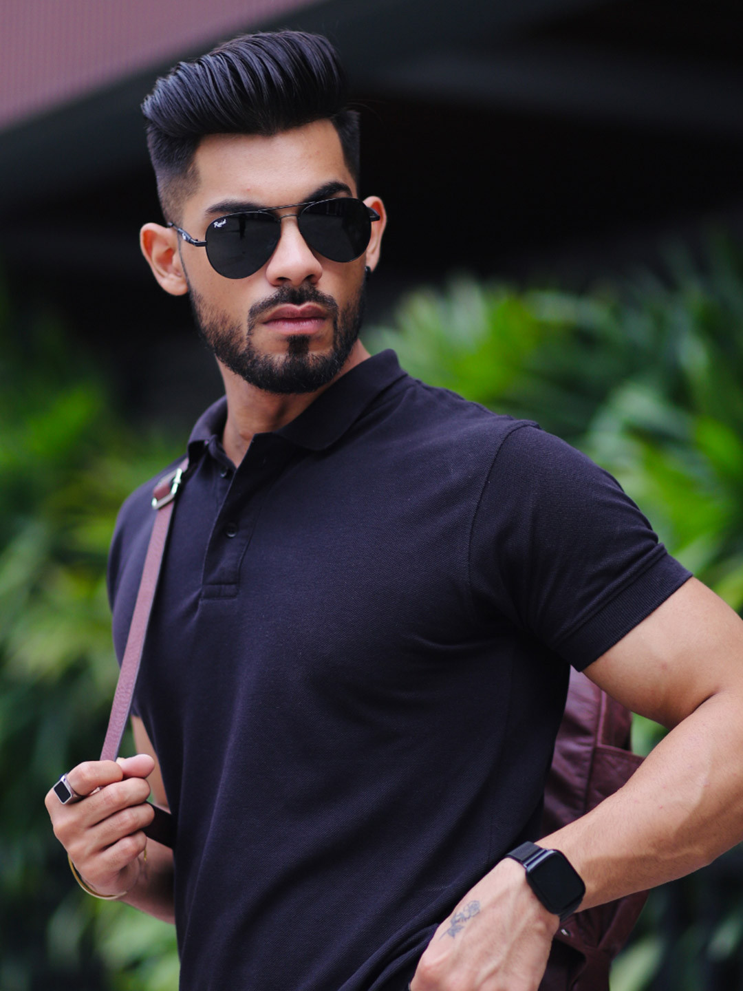 

RESIST EYEWEAR Lens & Aviator Sunglasses With UV Protected Lens ANDREWBLACKBLACK, Black