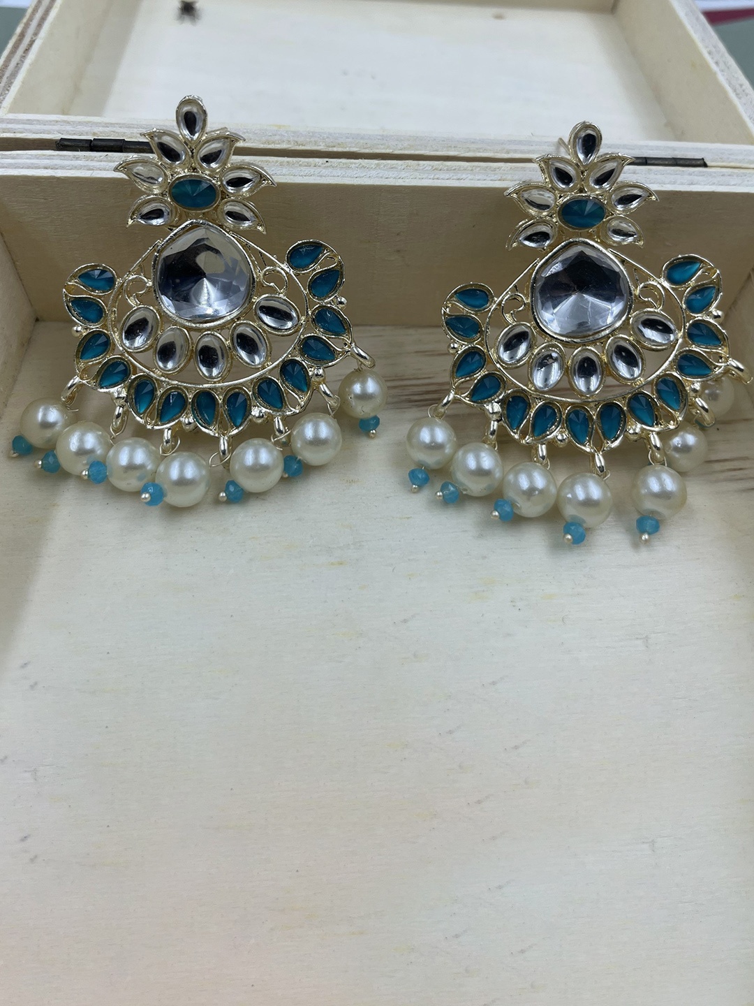 

Rhymee Gold-Plated Floral Drop Earrings