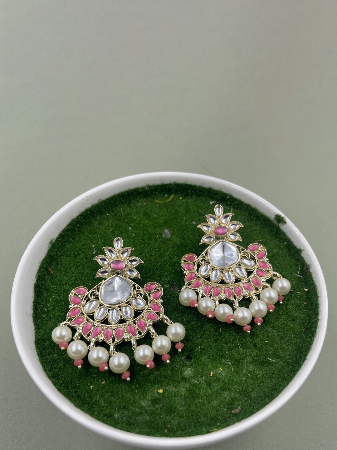 

Rhymee Gold-Plated Floral Drop Earrings
