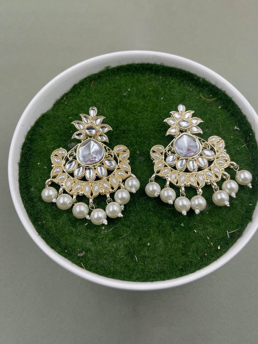 

Rhymee Gold-Plated Floral Drop Earrings