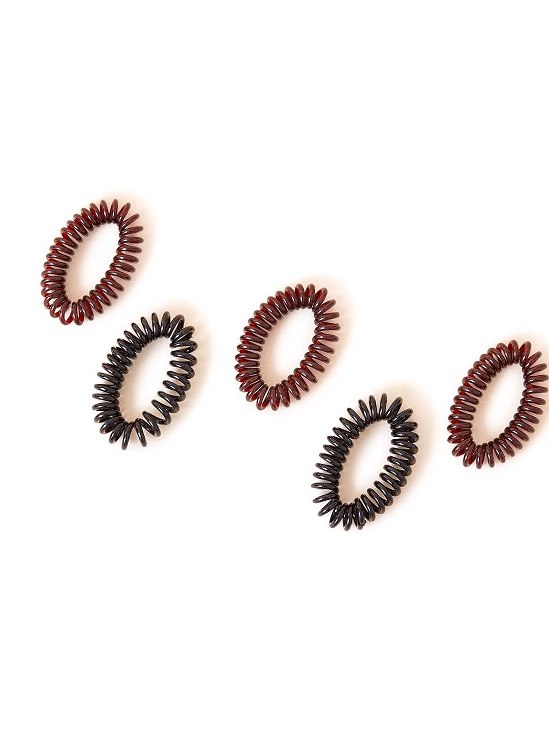 

Accessorize Women Set of 5 Telephone Hairband, Maroon