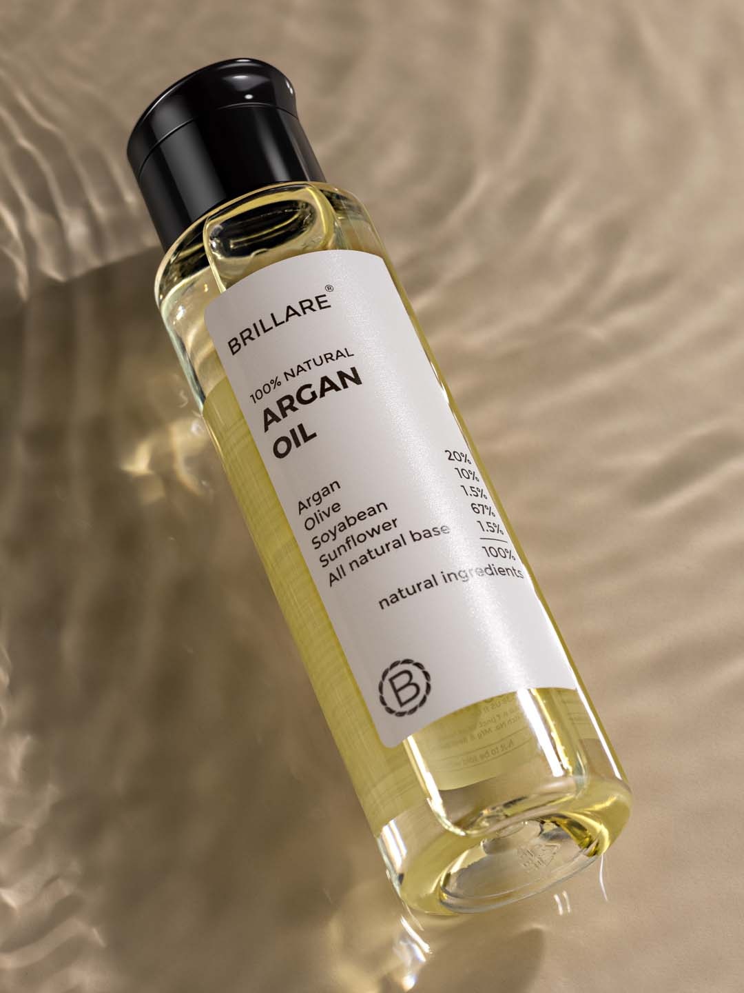 BRILLARE 100% Natural Argan Oil - 100 ml