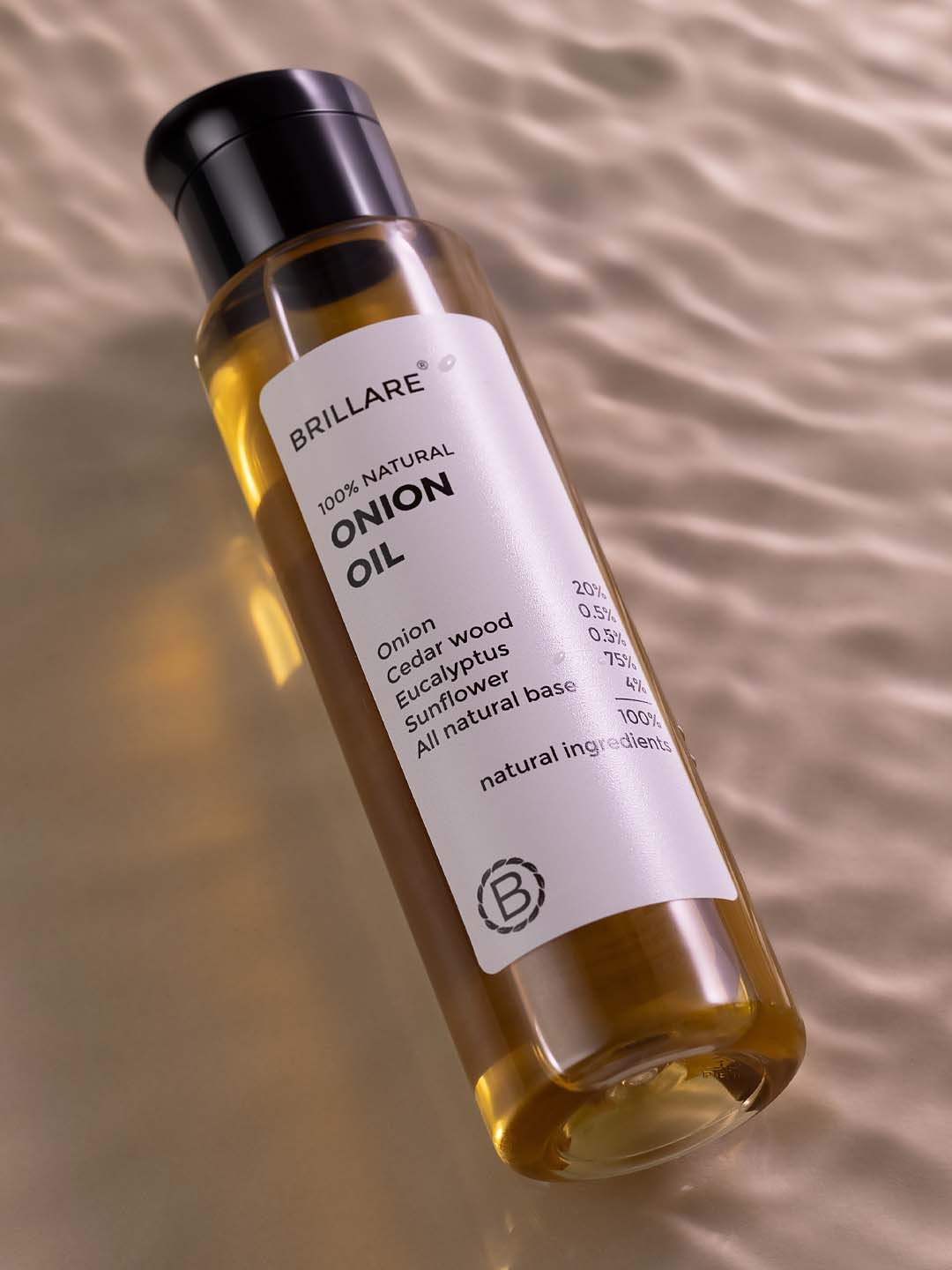 

BRILLARE 100% Natural Onion Hair Oil - 100 ml, Brown