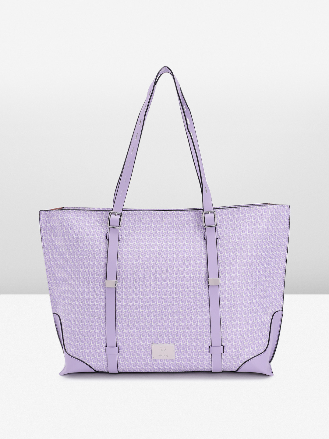 

Allen Solly Brand Logo Printed Laptop Shoulder Bag, Lavender