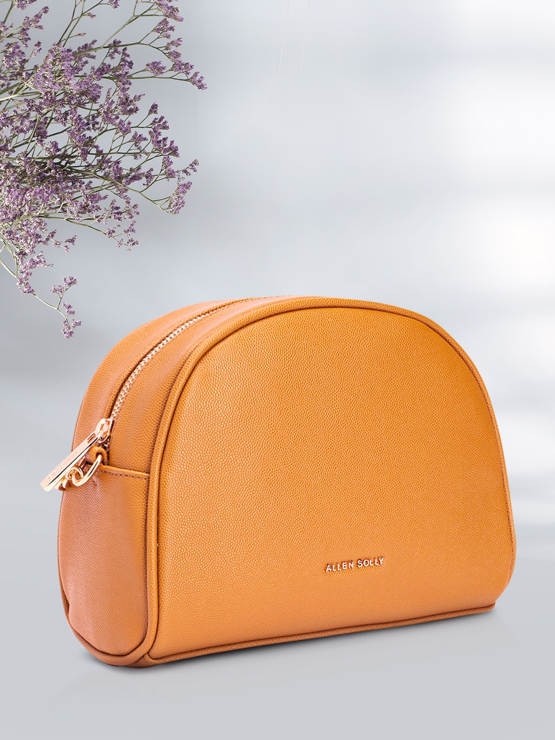 

Allen Solly Women Solid Sling Bag, Mustard