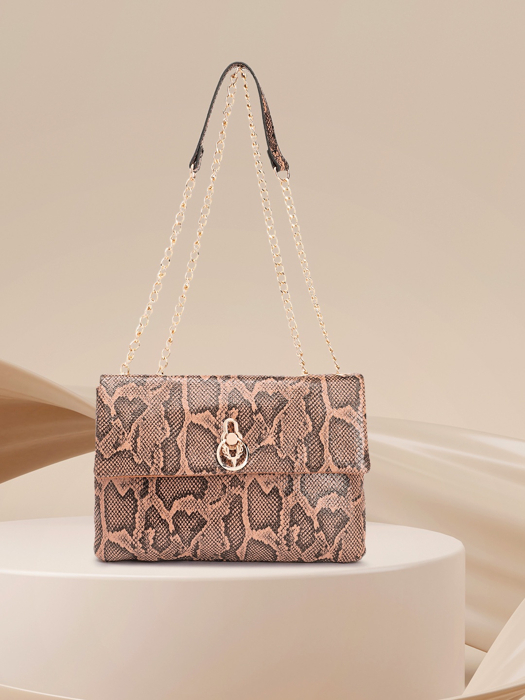 

Allen Solly Women Printed Shoulder Bag, Brown