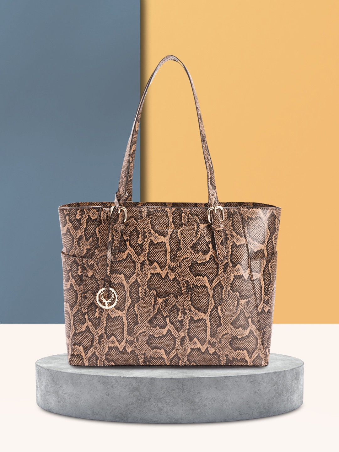 

Allen Solly Snake Print Shoulder Bag, Brown
