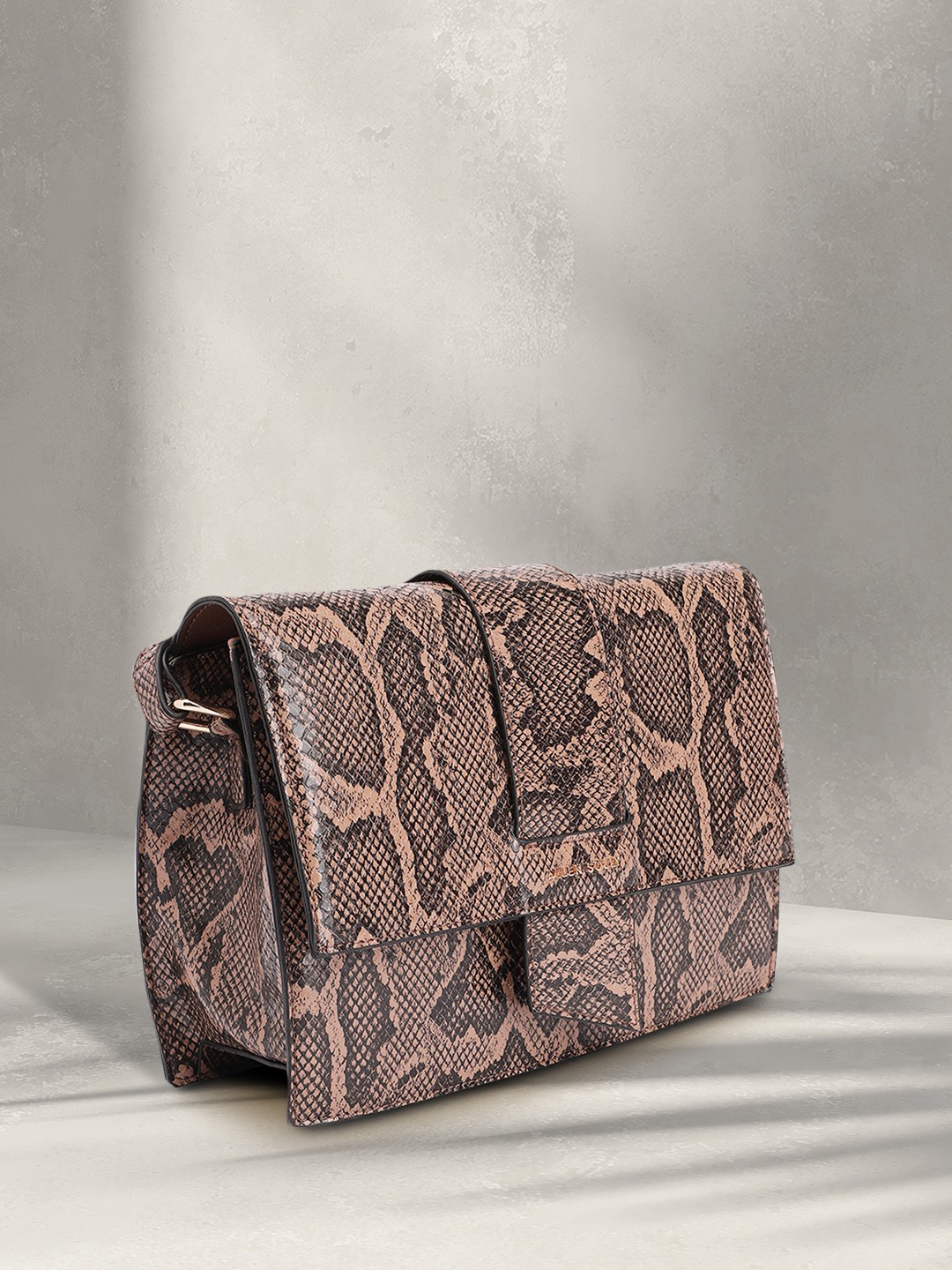 

Allen Solly Women Printed Sling Bag, Brown