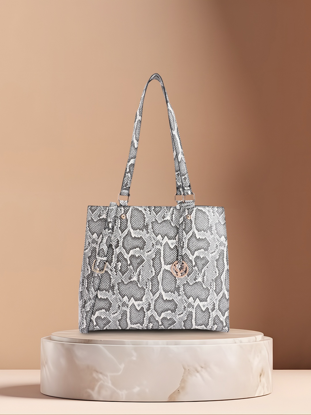 

Allen Solly Animal Print Shoulder Bag, Black