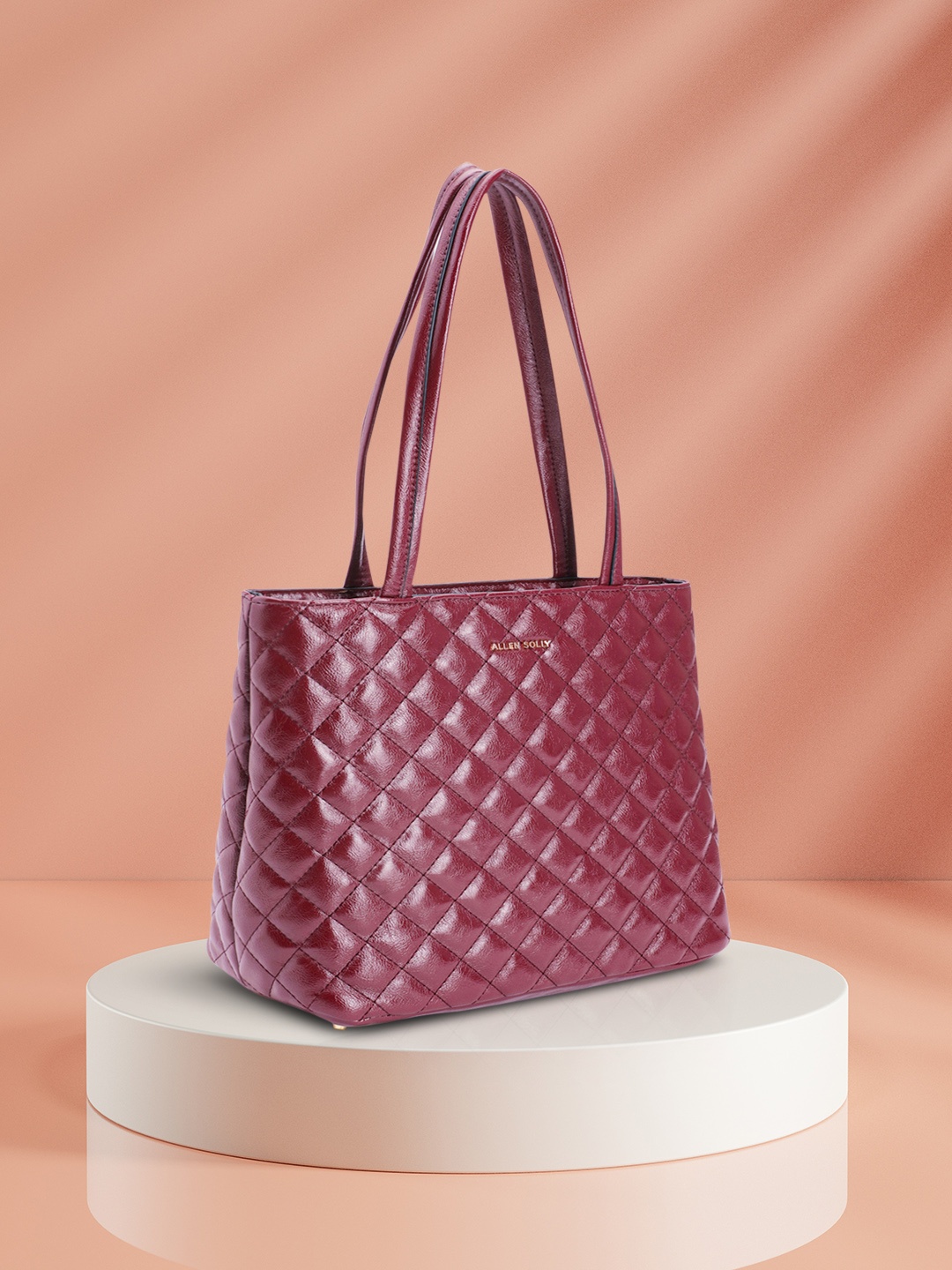 

Allen Solly Quilted Shoulder Bag, Burgundy