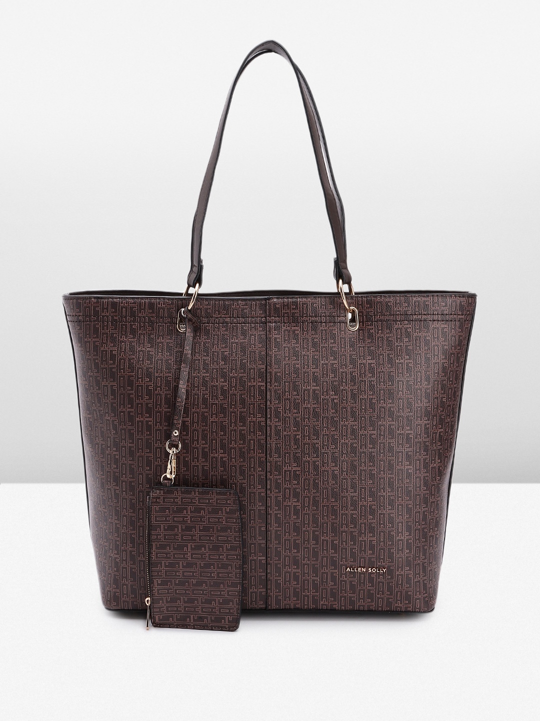 

Allen Solly Brand Logo Printed Shoulder Bag, Brown