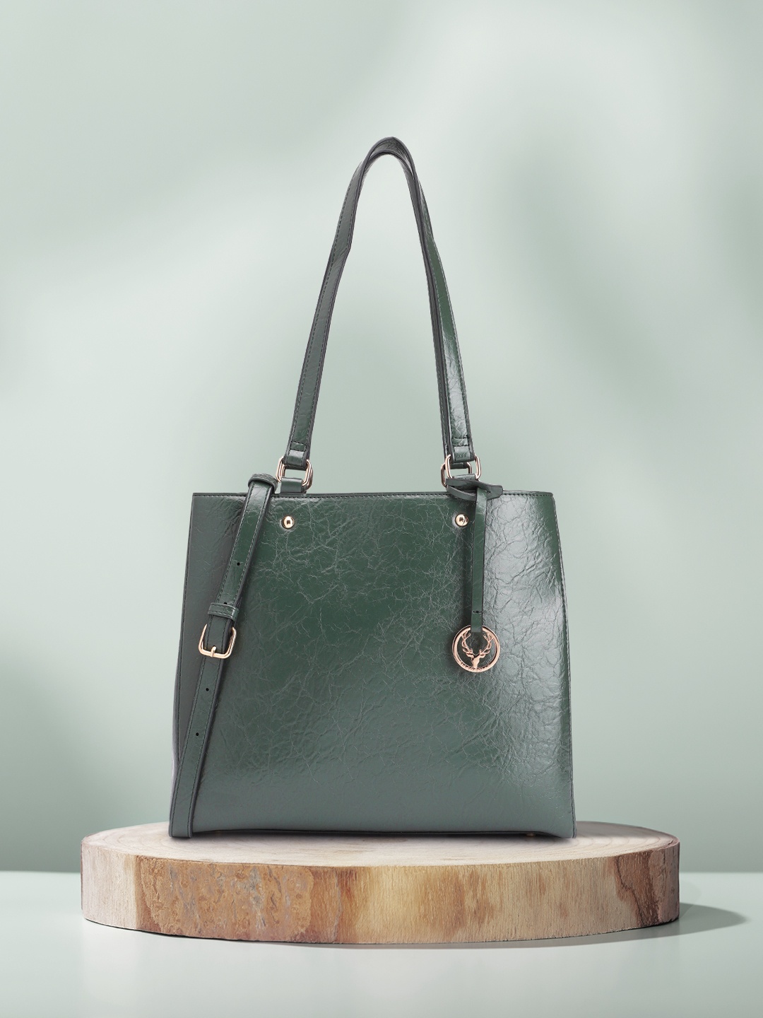 

Allen Solly Women Solid Shoulder Bag, Green