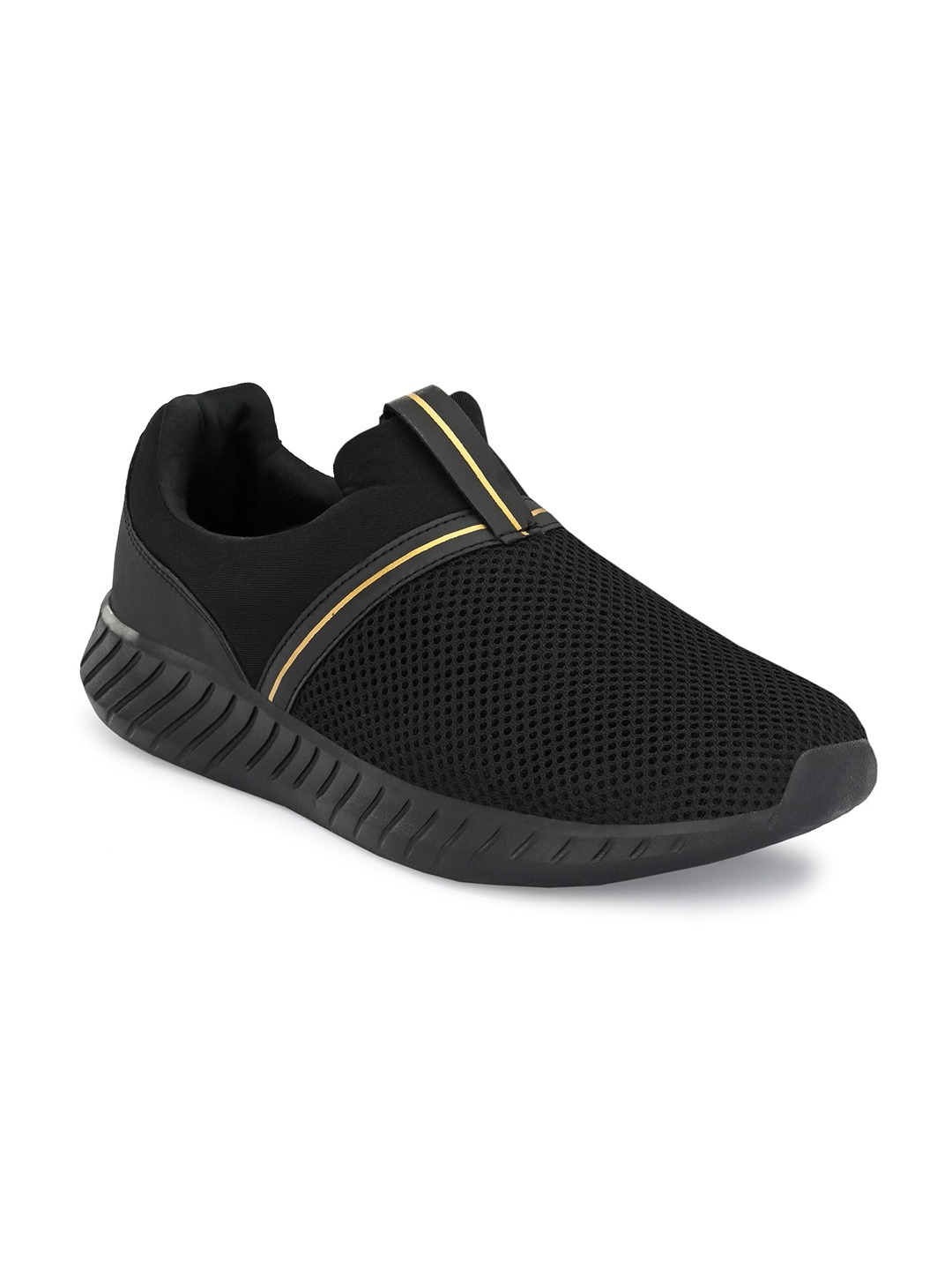 

Yuuki Men Mesh Walking Memory Foam Shoes, Black