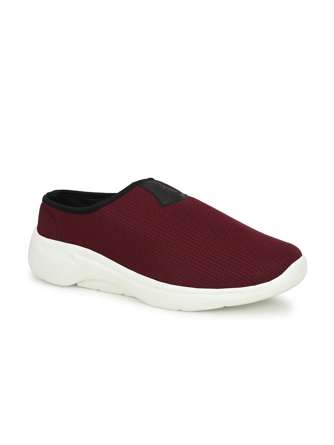 

OFF LIMITS Men Woven Design Memory Foam Slip-On Sneakers, Red