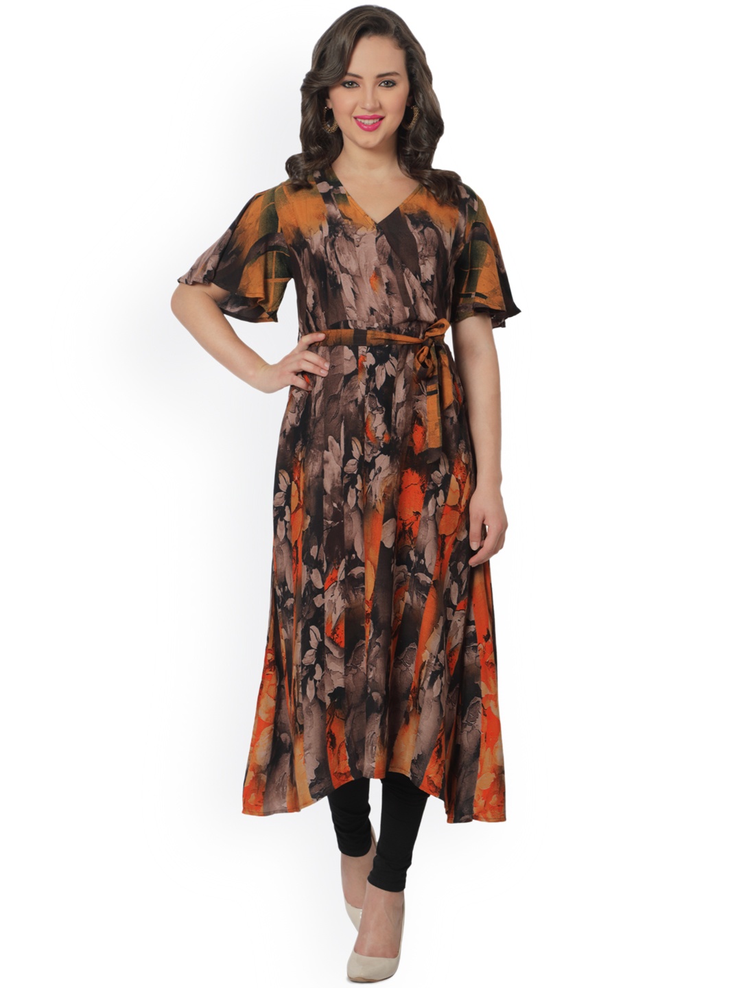 

shiloh Women Multicoloured Printed A-Line Kurta, Multi