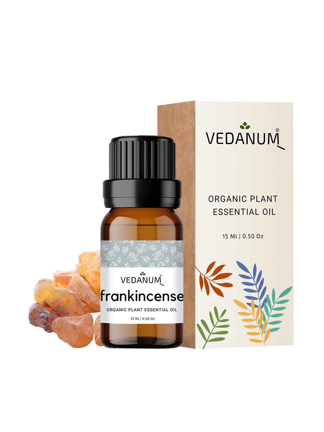 

VEDANUM Frankinsence Organic Plant Essential Oil 15 ml, Brown