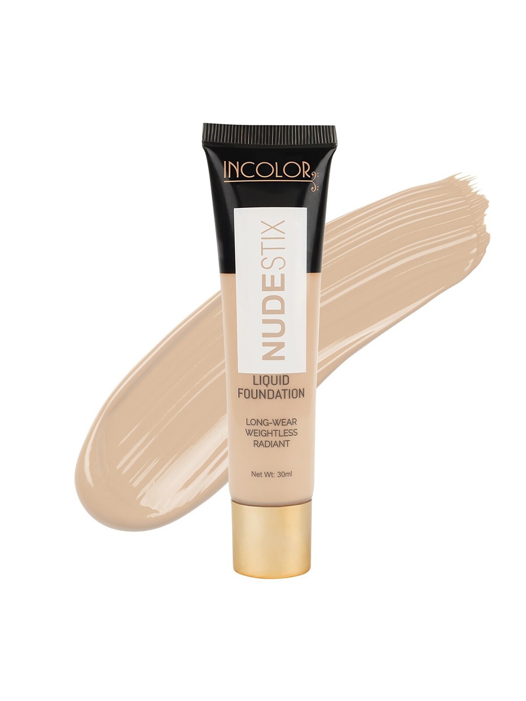 INCOLOR Nudestix Long Wearing & Weightless Liquid Foundation -ShadeNo-ON, Purple