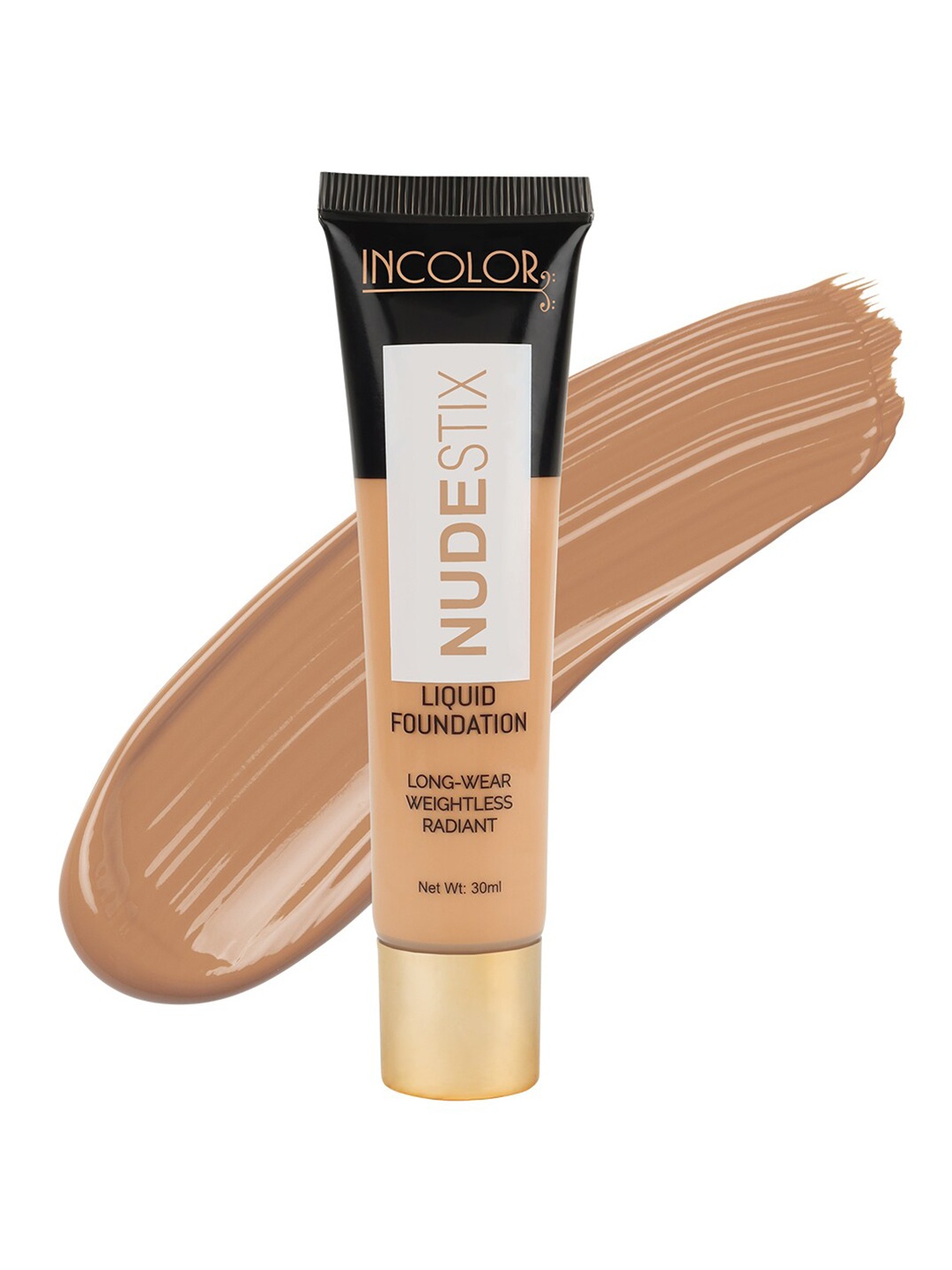 

INCOLOR Nudestix Long Wearing & Weightless Liquid Foundation -ShadeNo-3W, Grey