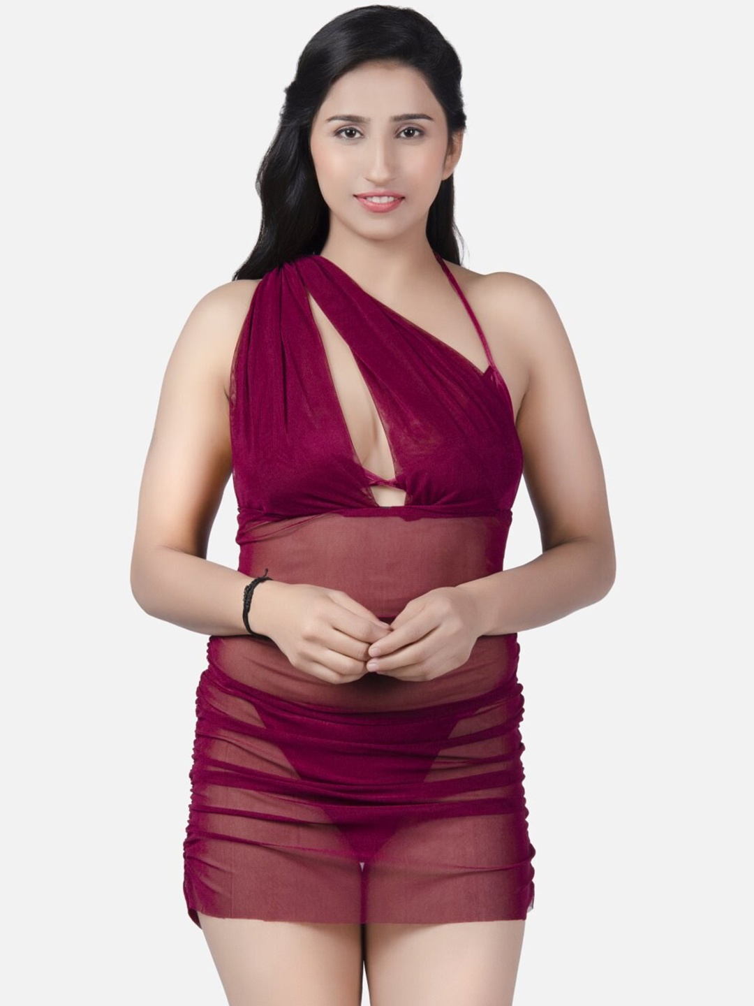 

Klamotten Shoulder Straps Baby Doll, Burgundy