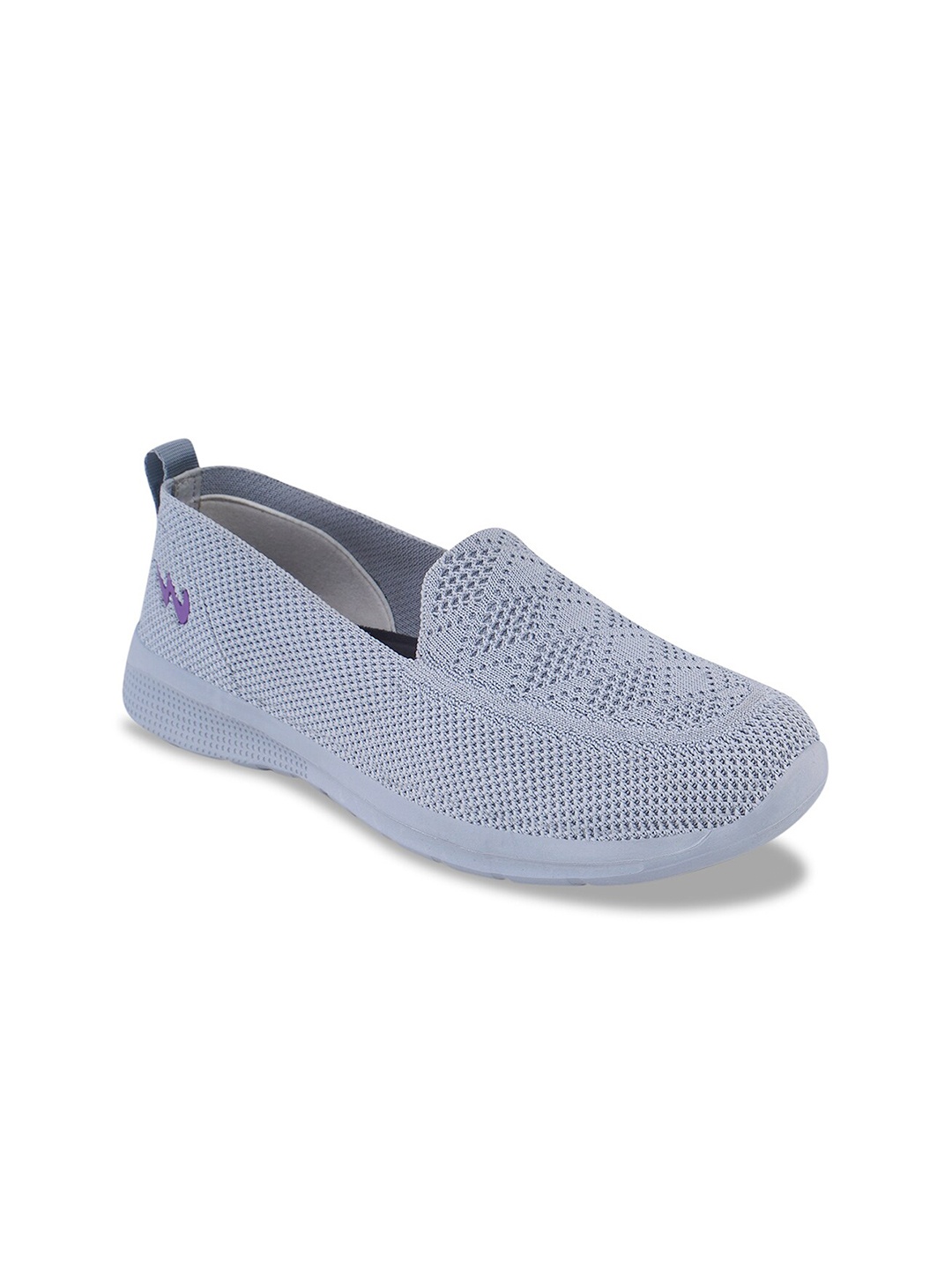 

Campus Women Woven Design Memory Foam Slip On Sneakers, Grey