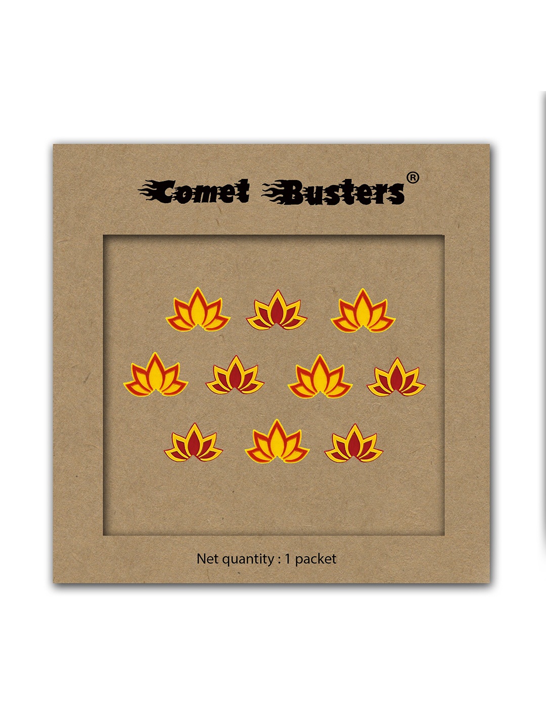 

Comet Busters Set of 10 Bindis - Orange