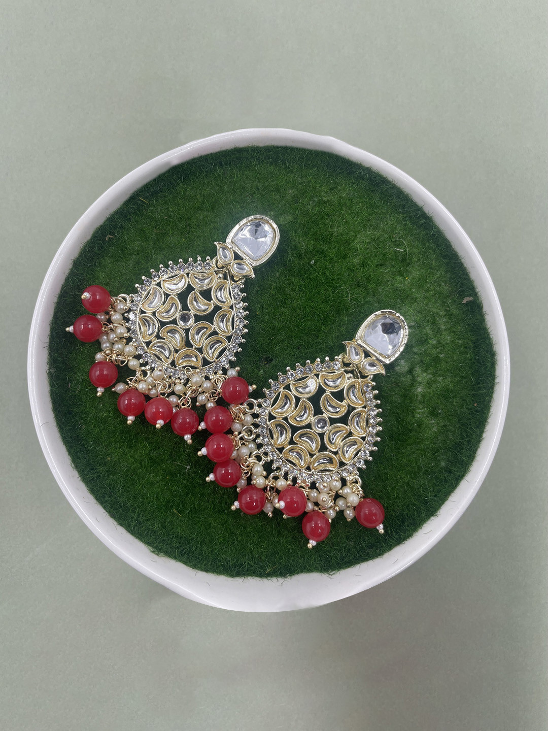 

Rhymee Gold-Plated Floral Drop Earrings