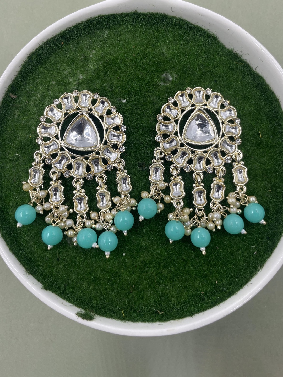 

Rhymee Gold-Plated Floral Drop Earrings