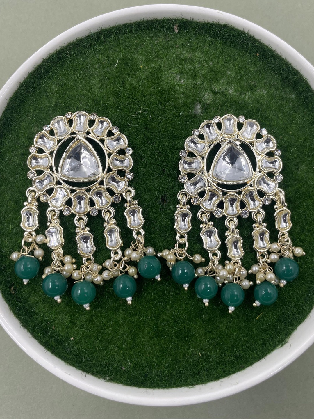 

Rhymee Gold-Plated Floral Drop Earrings