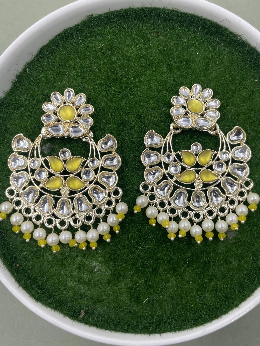 

Rhymee Gold-Plated Floral Drop Earrings