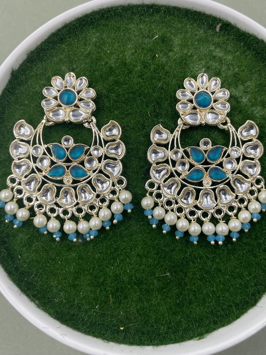 

Rhymee Gold-Plated Floral Drop Earrings