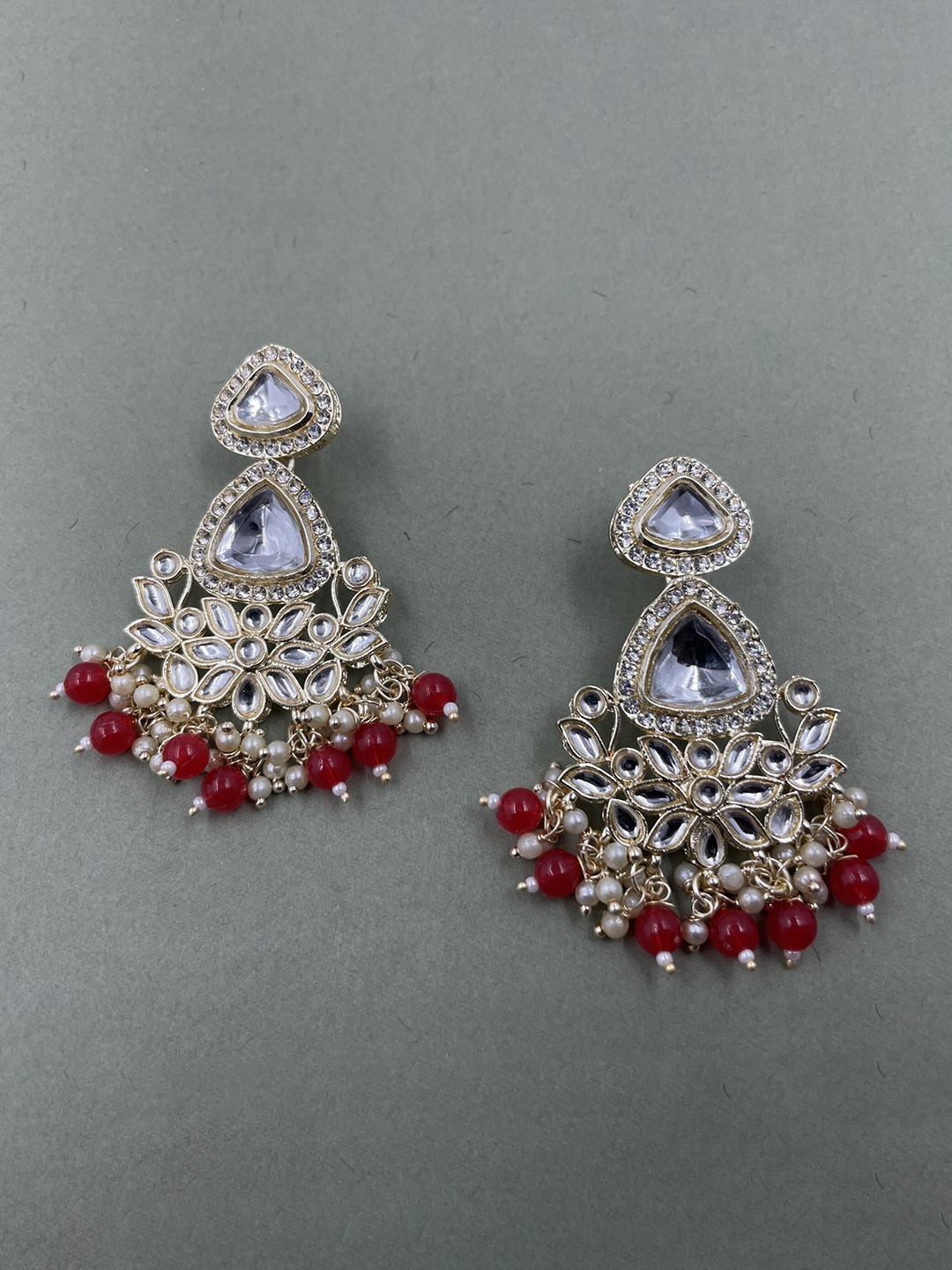 

Rhymee Gold-Plated Floral Studs Earrings