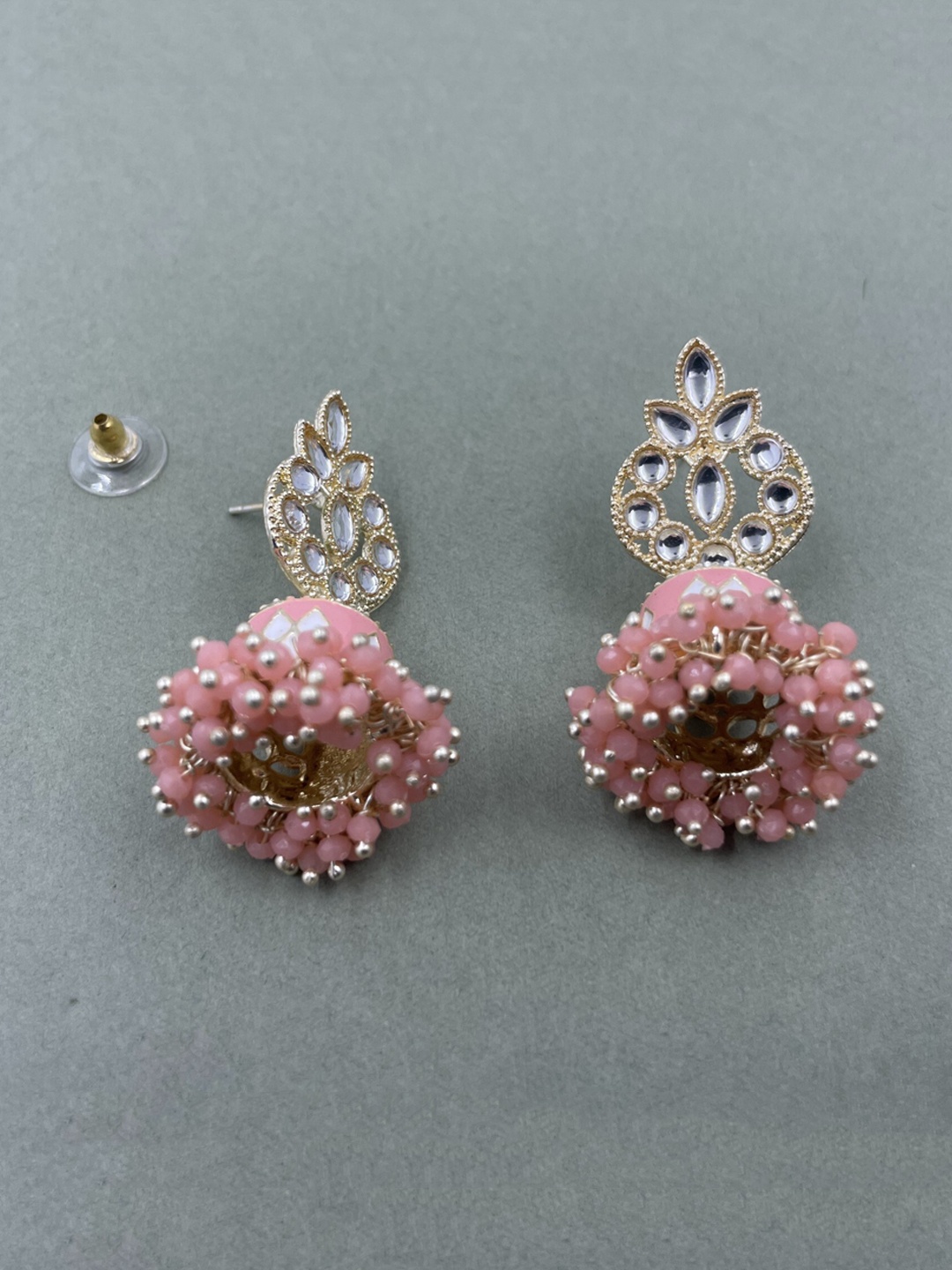 

Rhymee Gold-Plated Floral Drop Earrings