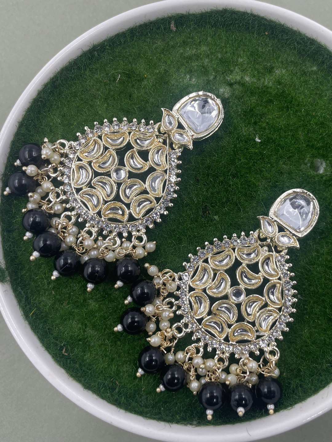 

Rhymee Gold-Plated Floral Drop Earrings