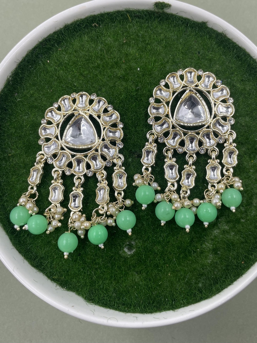 

Rhymee Gold-Plated Floral Drop Earrings
