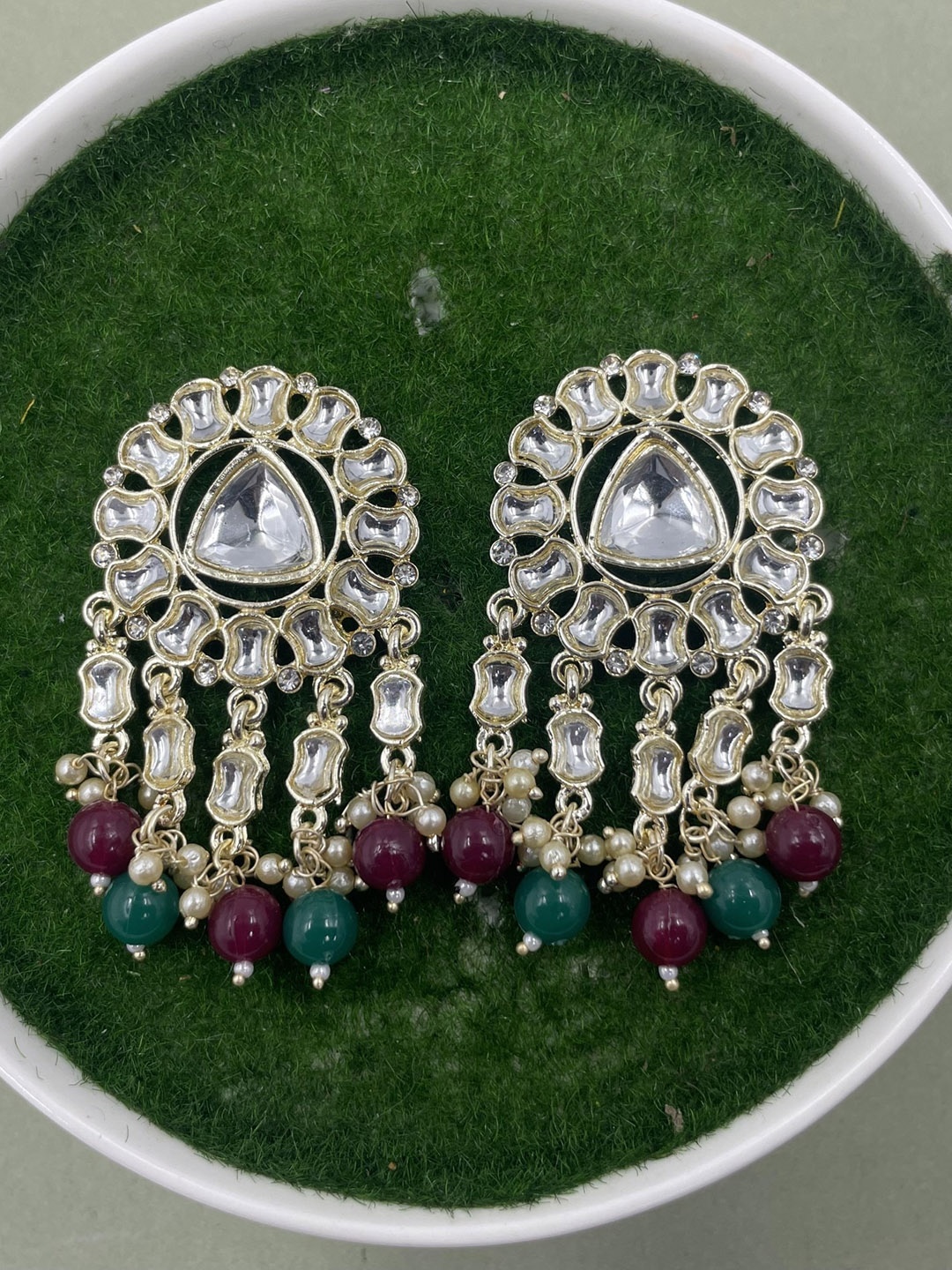 

Rhymee Gold-Plated Floral Drop Earrings