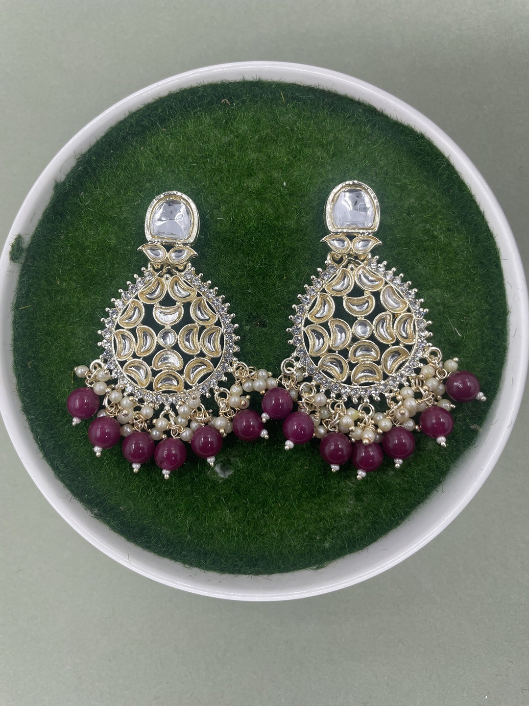 

Rhymee Gold-Plated Floral Drop Earrings