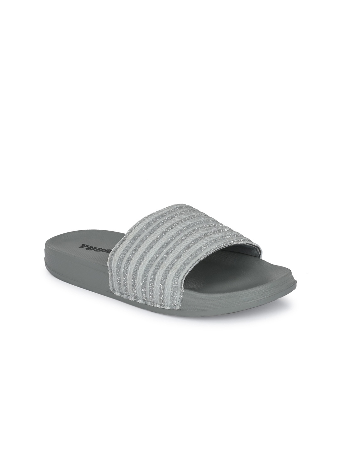 

Yuuki Women Grey Striped Sliders