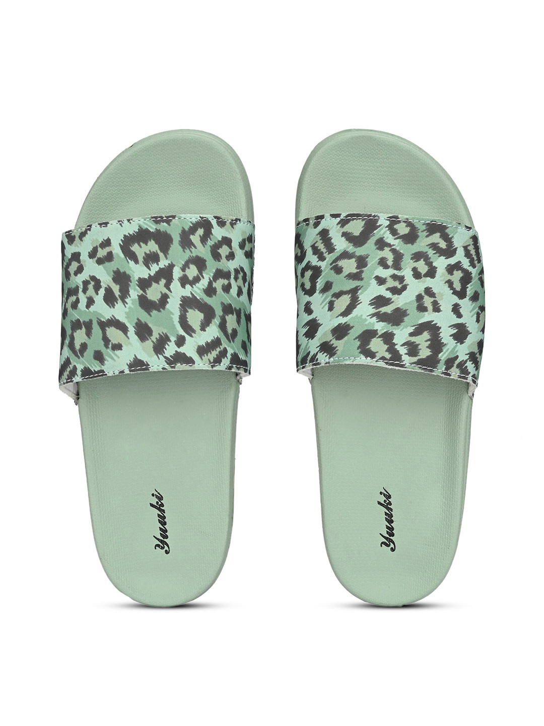 

Yuuki Women REESE II Printed Sliders, Green