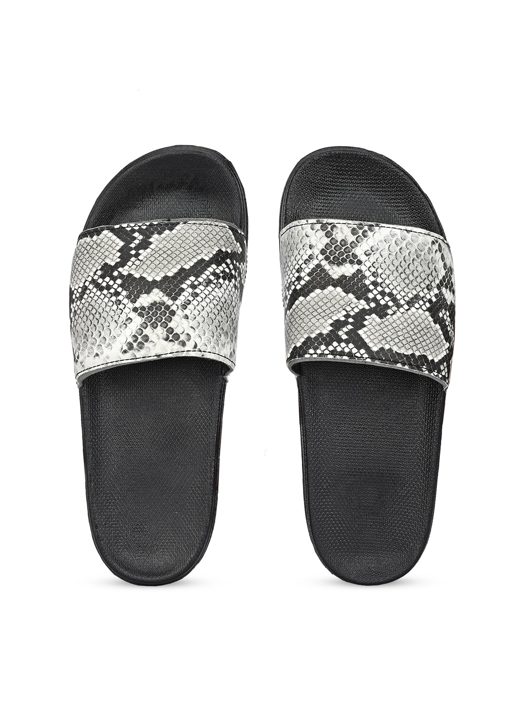 

Yuuki Women ALBA II Printed Sliders, Black