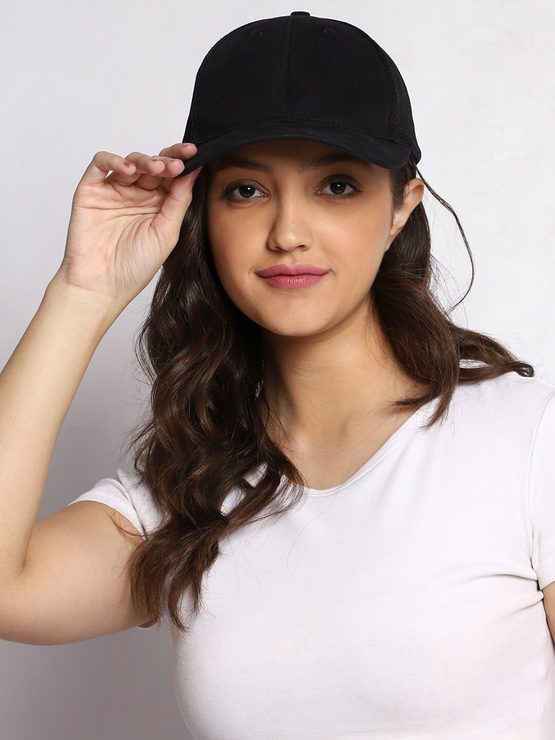 

WEAVERS VILLA Women Cotton Baseball Cap, Black