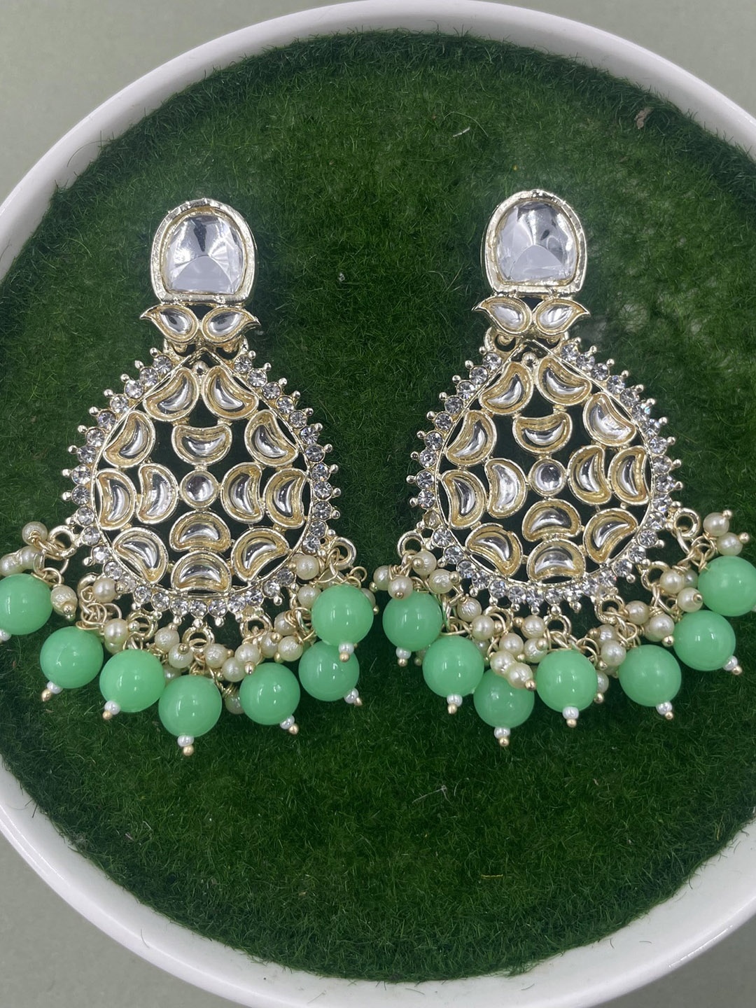 

Rhymee Gold-Plated Floral Drop Earrings